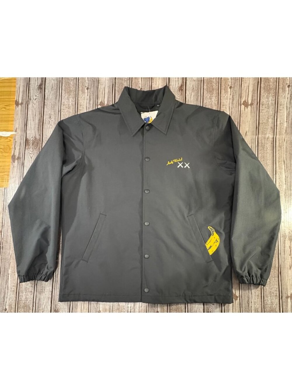 Uniqlo KAWS x Warhol Jacket Size L color black NWT